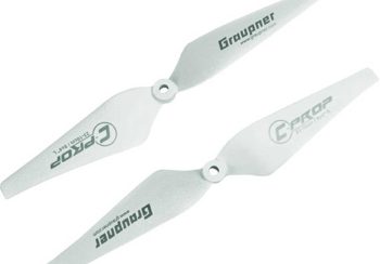 GRAUPNER COPTER PROP 9X4 6/8 MM WHITE (1L&1R) E-1347/9X4-6